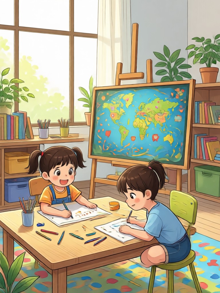 AI Childhood Image Generator before and after result