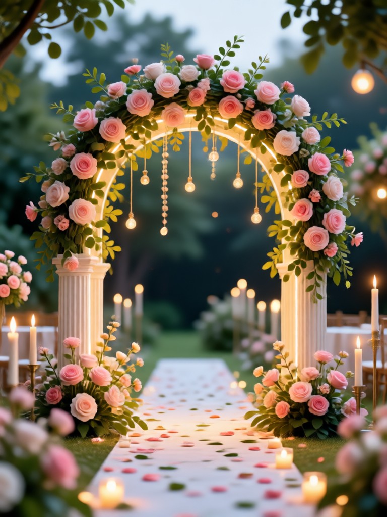 Monochromatic black tie wedding AI design