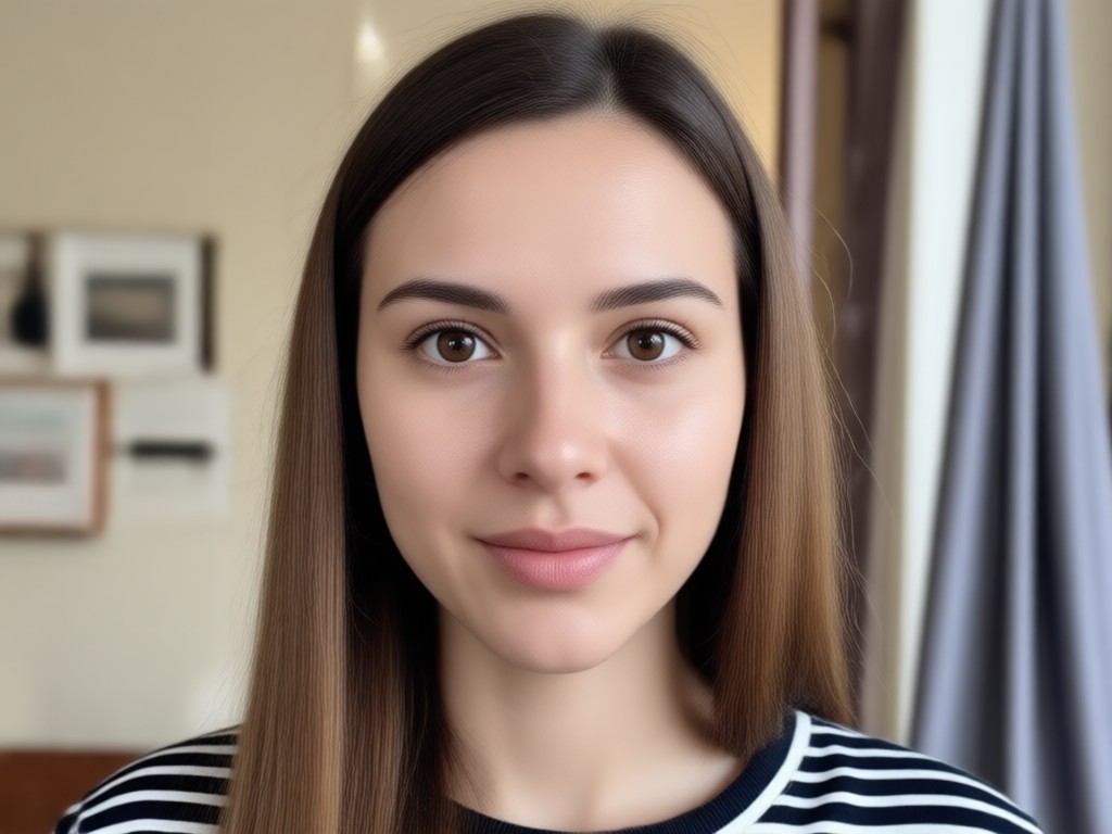 Face replacement in a multi-person group video scene