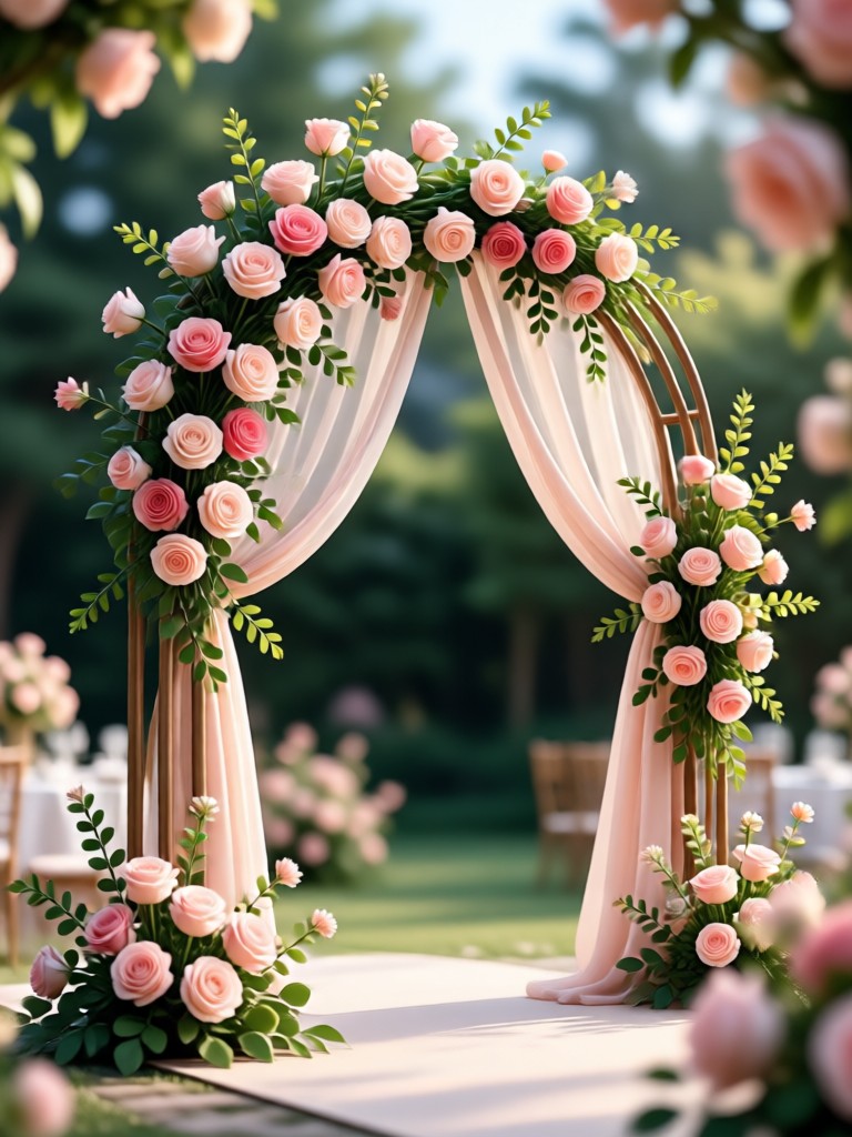 Glamorous wedding lounge area with velvet
