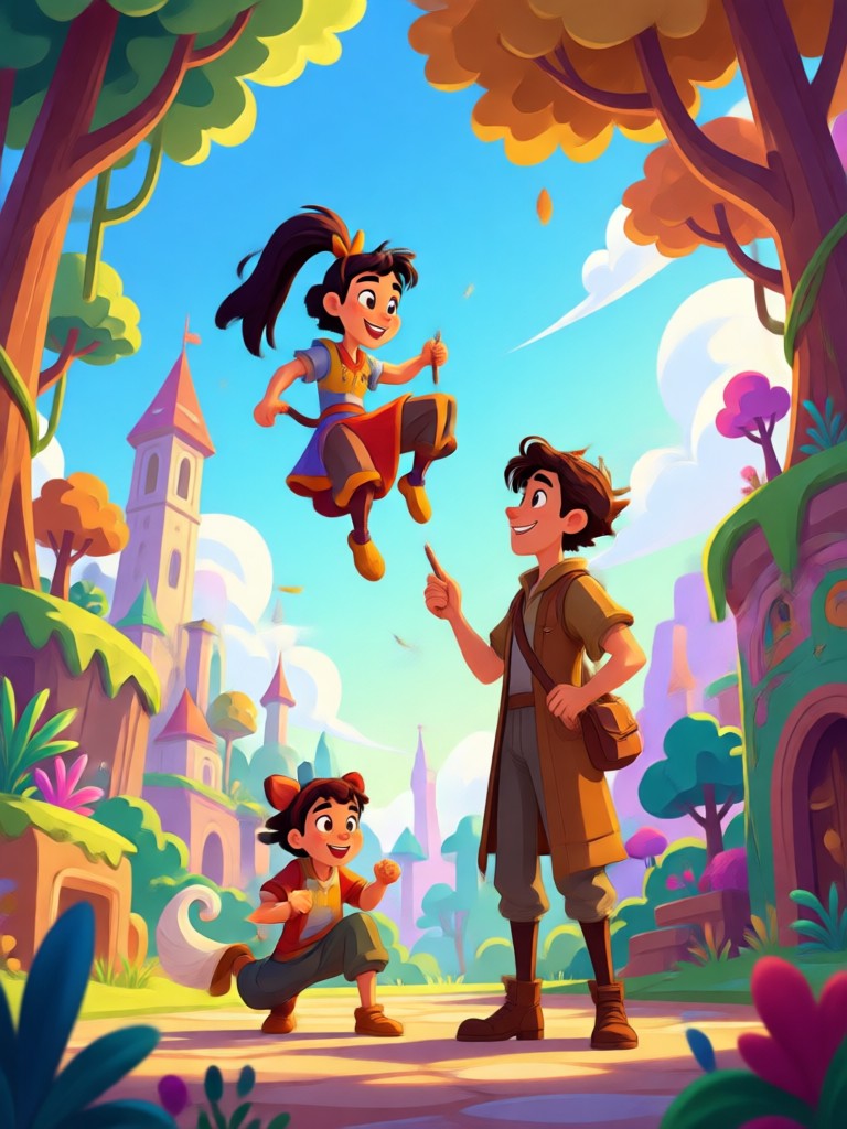 Pixar comedy character poster