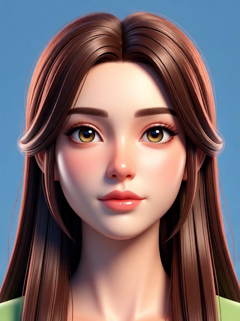 AI 3D comic portrait generator before and after transformation