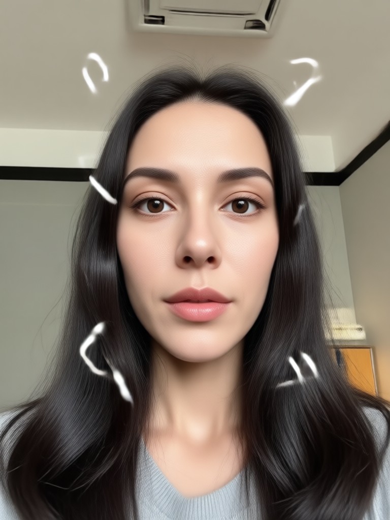 live reaction with swapped face