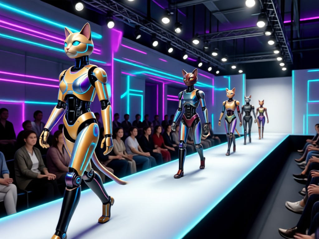 Storyboard de presentación de desfile de moda AI