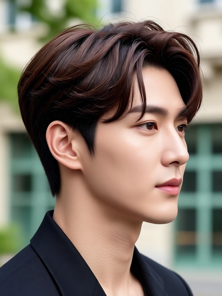 Pratinjau aplikasi coba virtual gaya rambut Korea AI