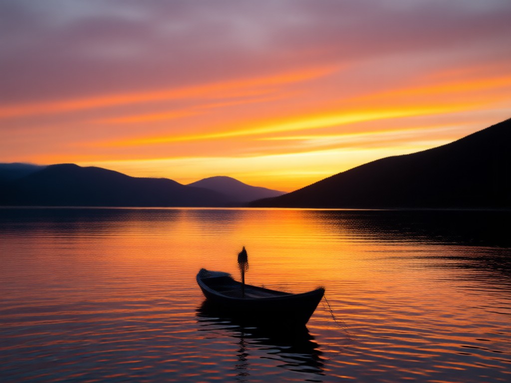 Gallery of different AI sunset style options