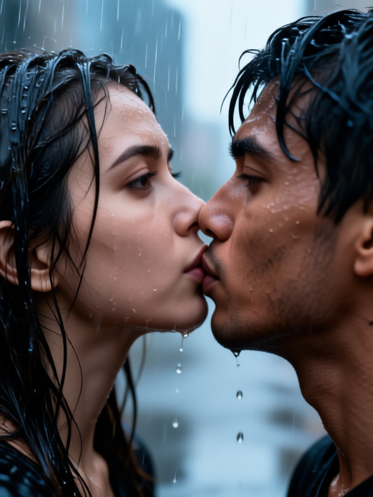 Photo to video kiss transformation