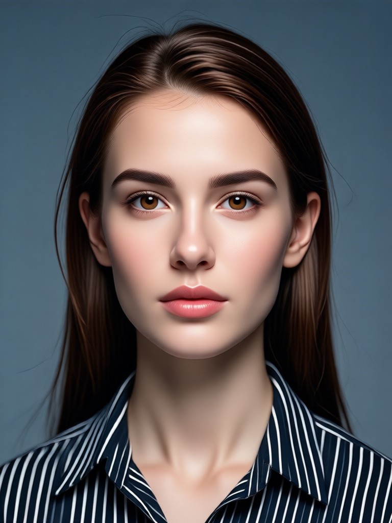 Modern studio AI headshot example