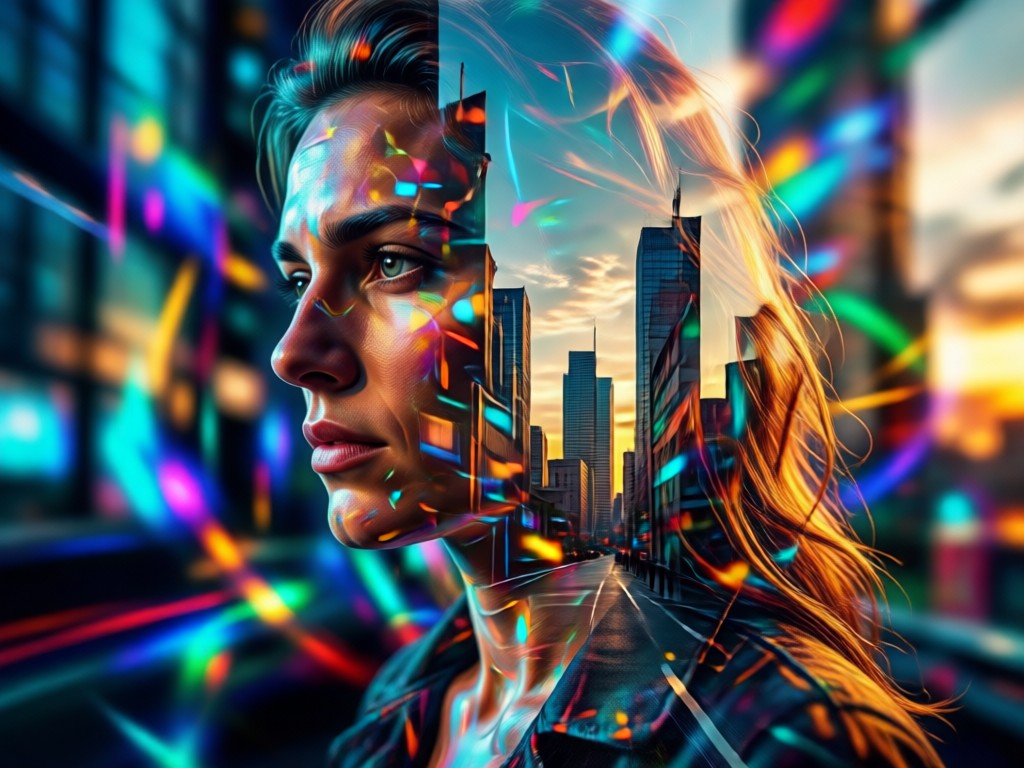 Creating Cinematic Double Exposure Portrait Maker with AI