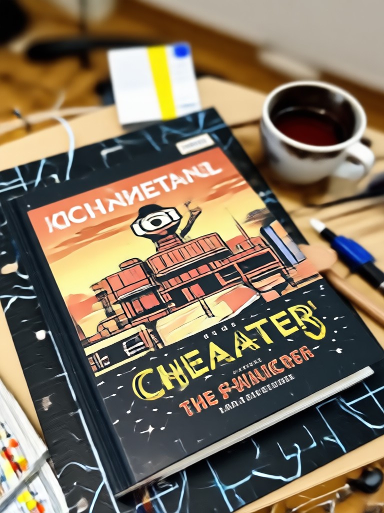 Children's book cover with bright, whimsical characters