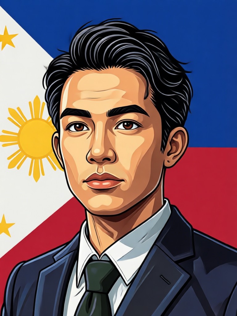 Potret militer Antonio Luna gaya AI