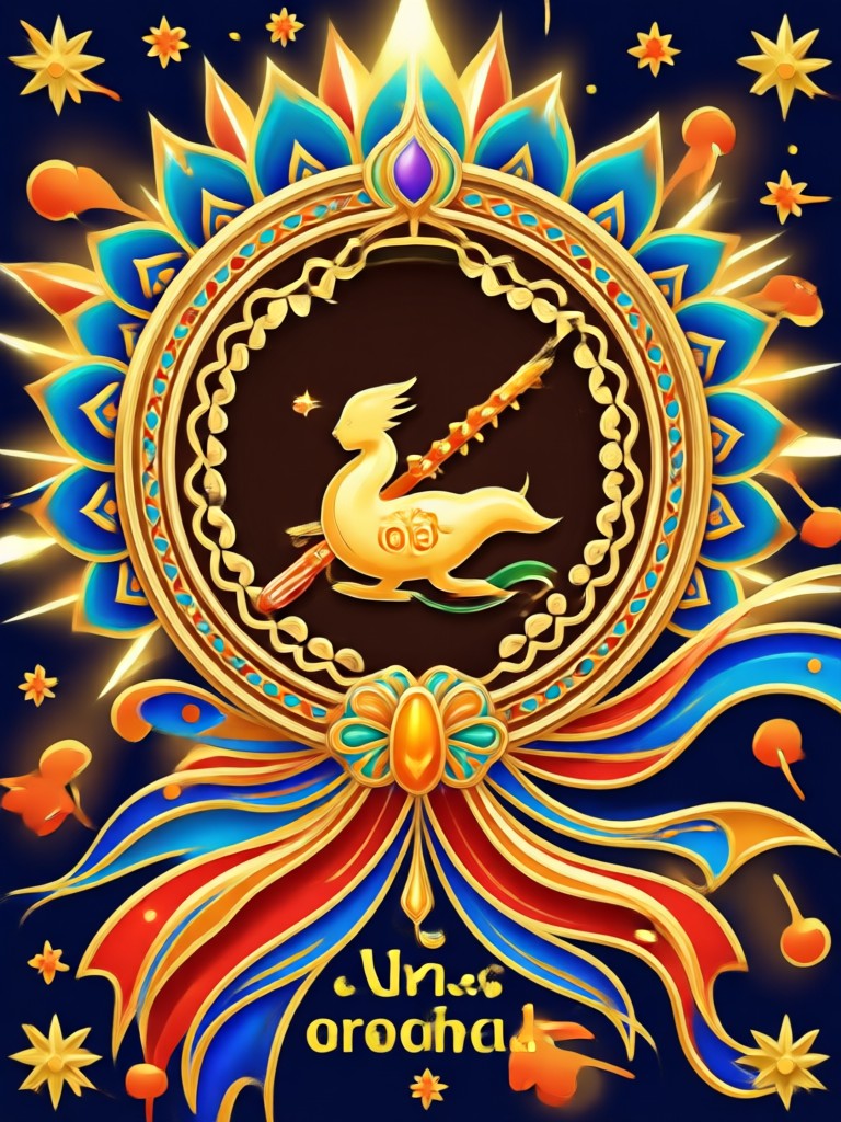 Unique Festival Card Created by AI