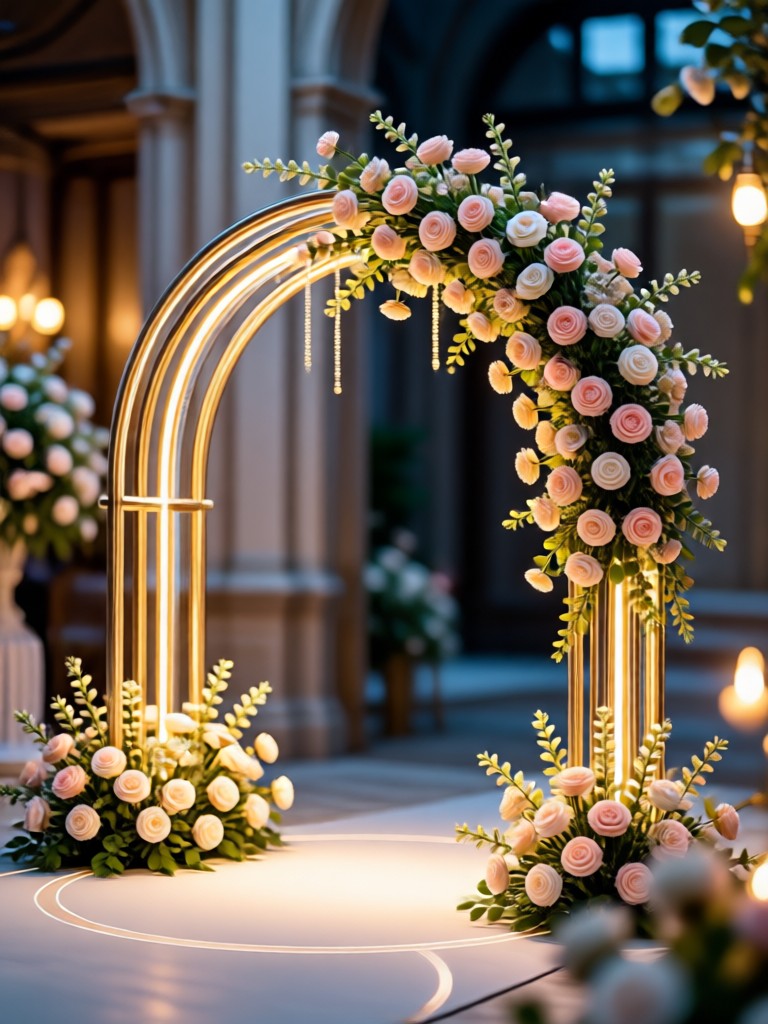 Winter wonderland wedding centerpiece