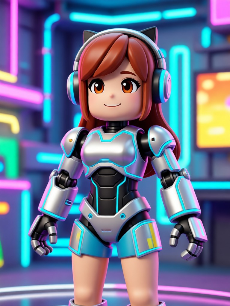 Retro 90s cartoon style avatar
