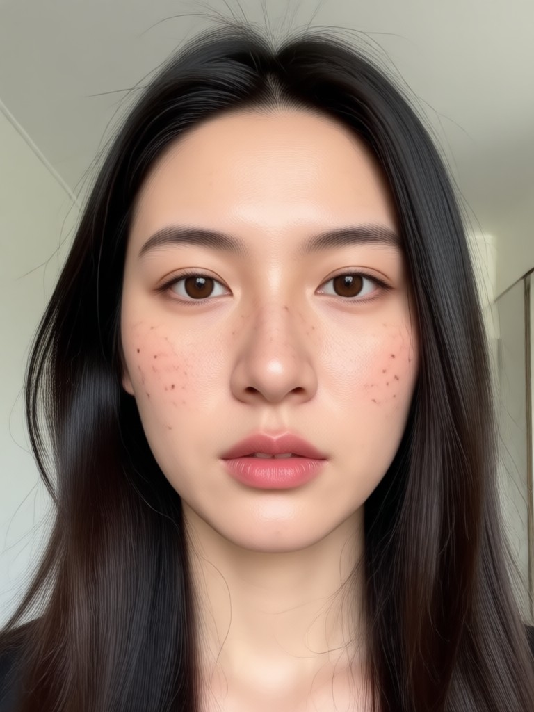 AI face swap before and after result
