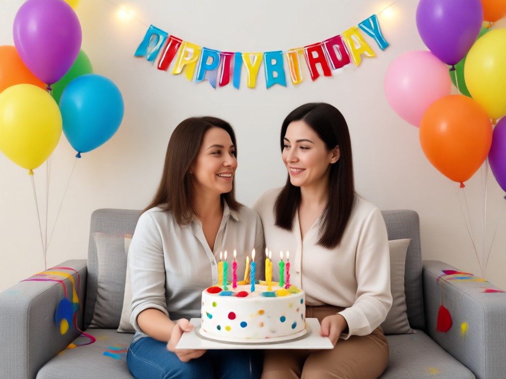 Agregando mensajes de texto personalizados a un video de cumpleaños