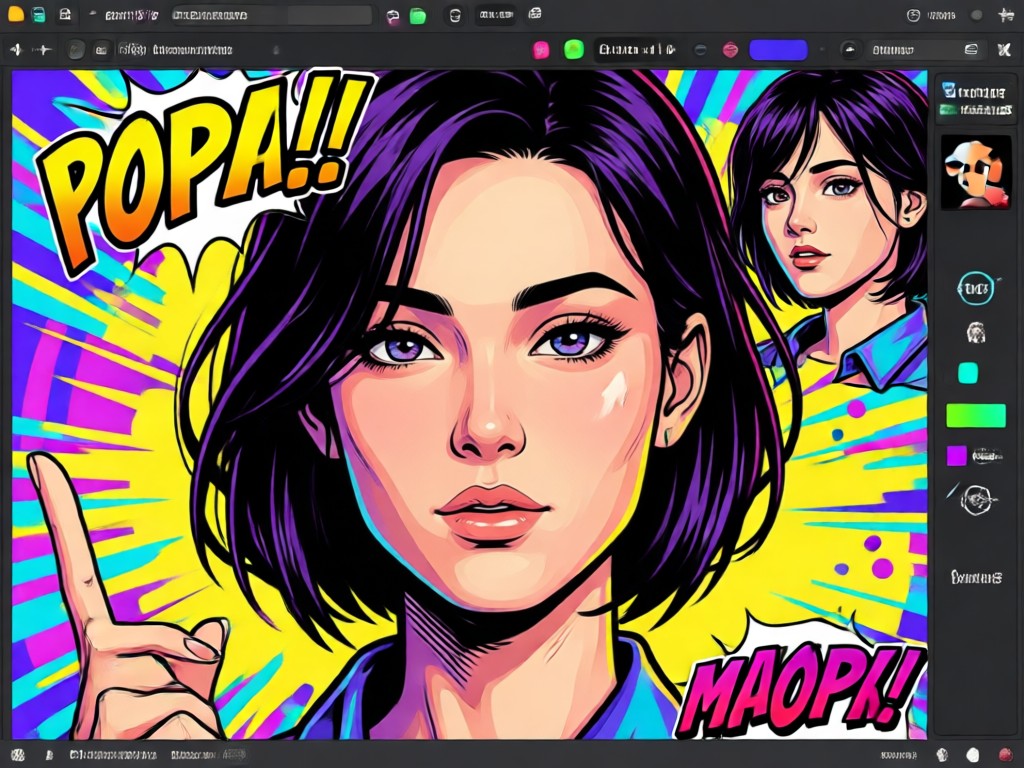 Comparison showing basic filter vs advanced AI 3D comic portrait