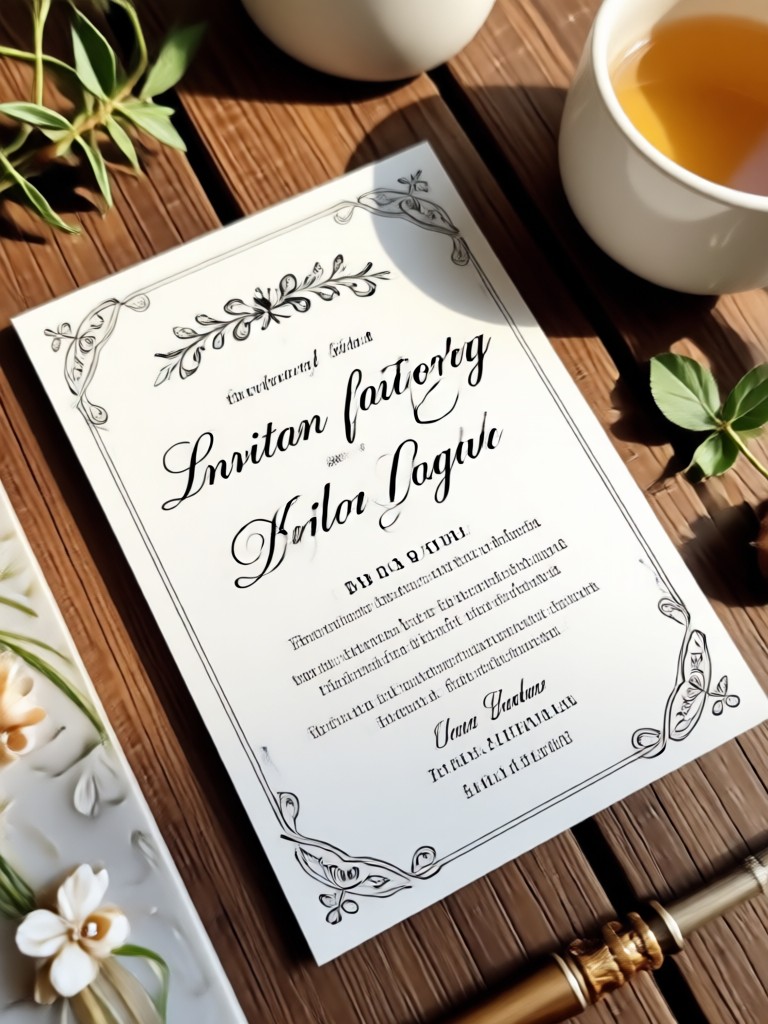 Watercolor painted save the date card