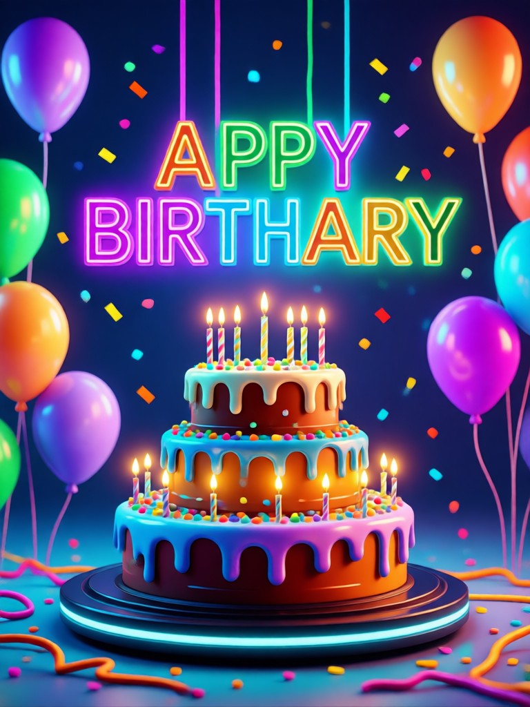 Elegant gold and black 50th birthday graphic