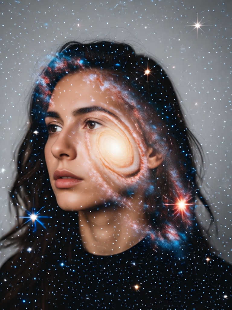 Vía Láctea fusionada con perfil