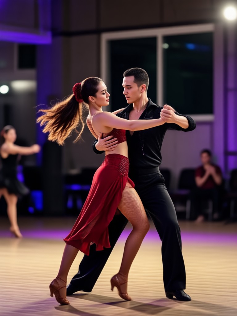 Intimate Close-Hold Salsa