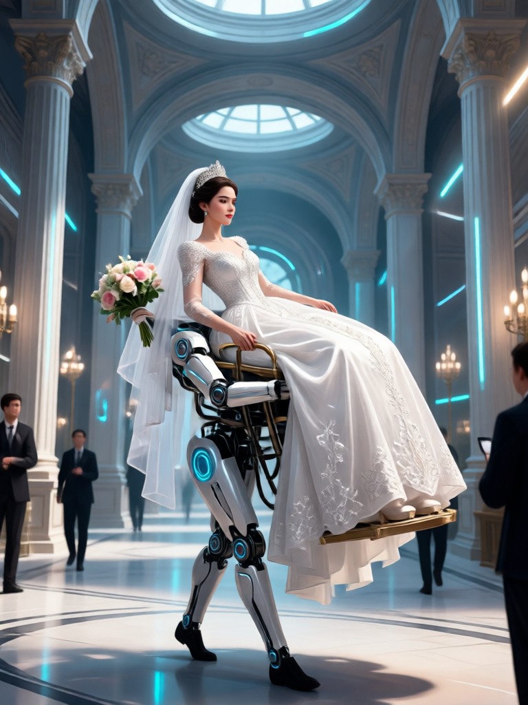 Strandhochzeit AI Braut-Trage Ergebnis