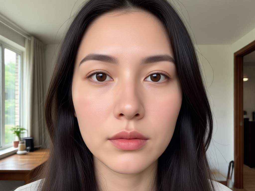 Ilustración de seguimiento facial con IA en video