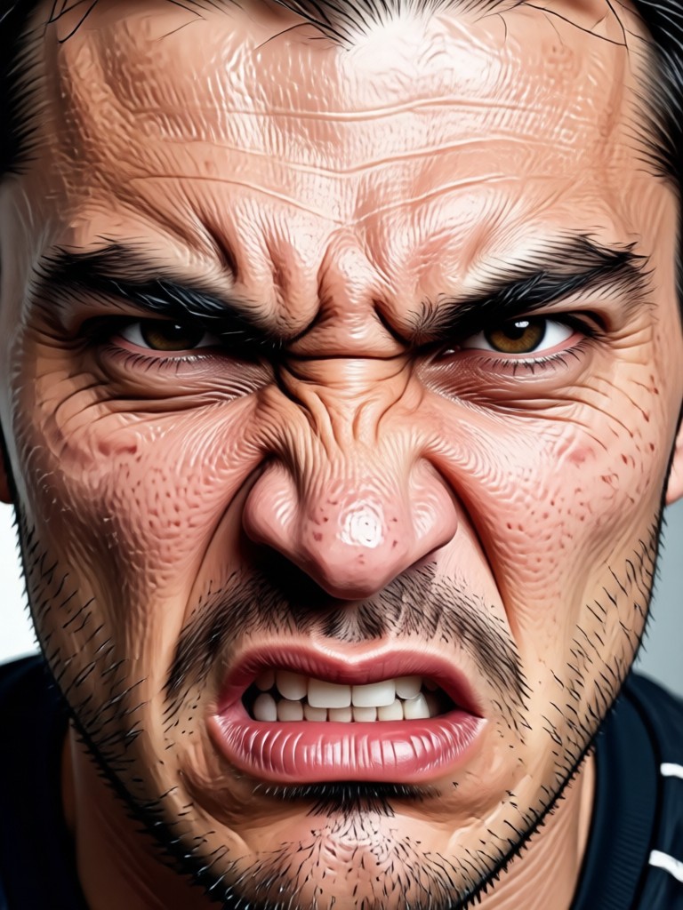 group photo with angry face filters