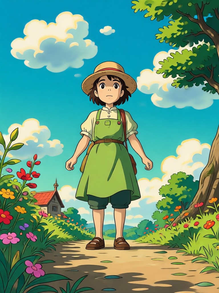 Pemandangan Ghibli yang Ajaib