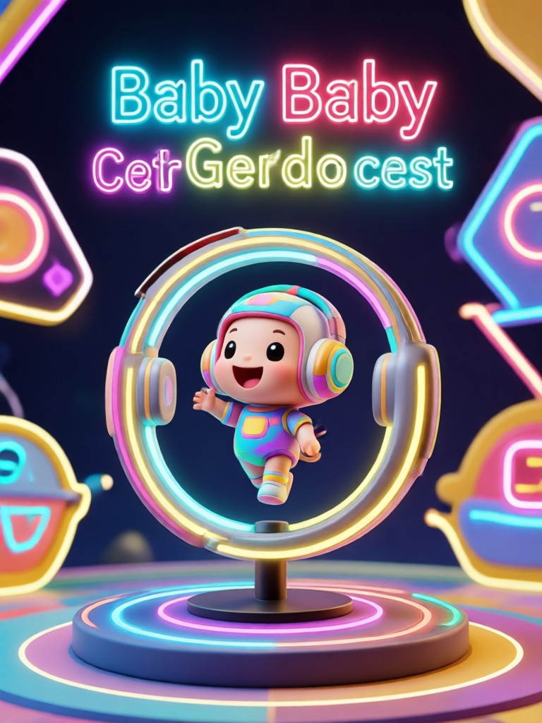 Baby podcast with pet co-host