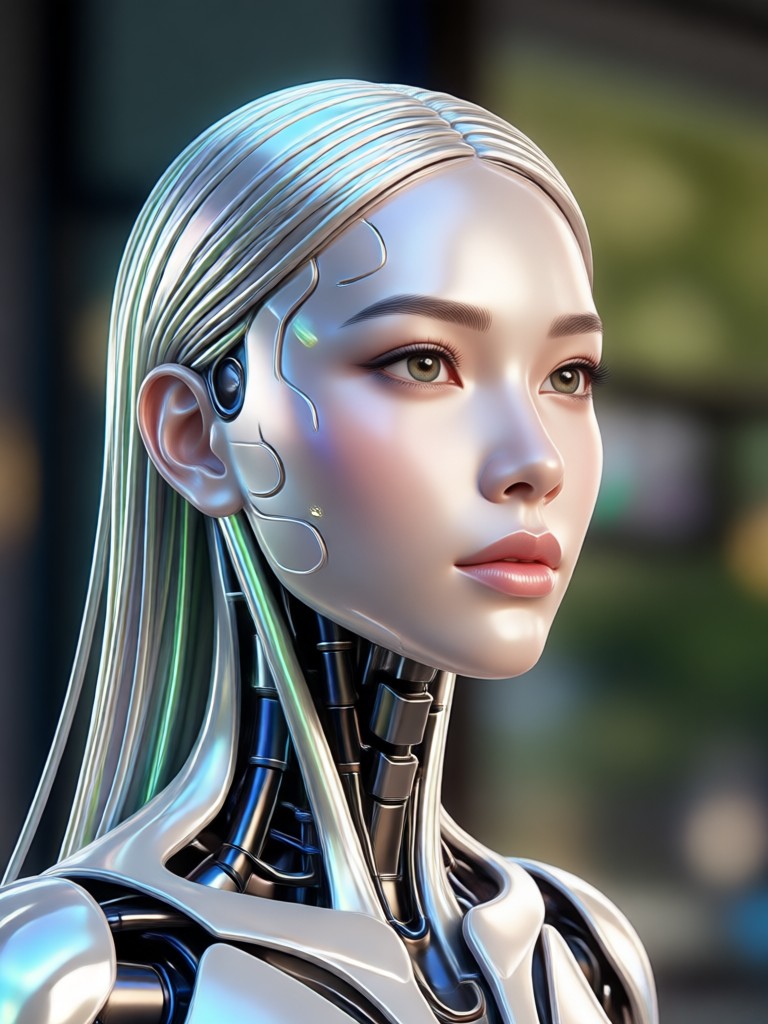 AI anime style face filter result