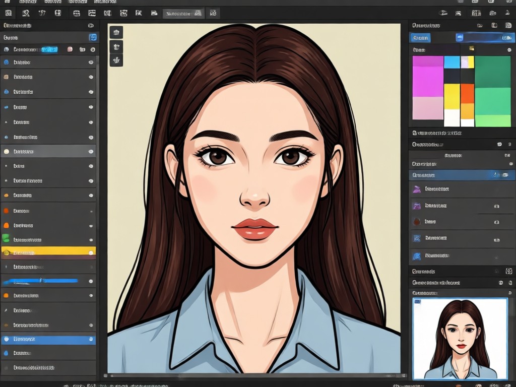 Realistic AI avatar comparison with original photo