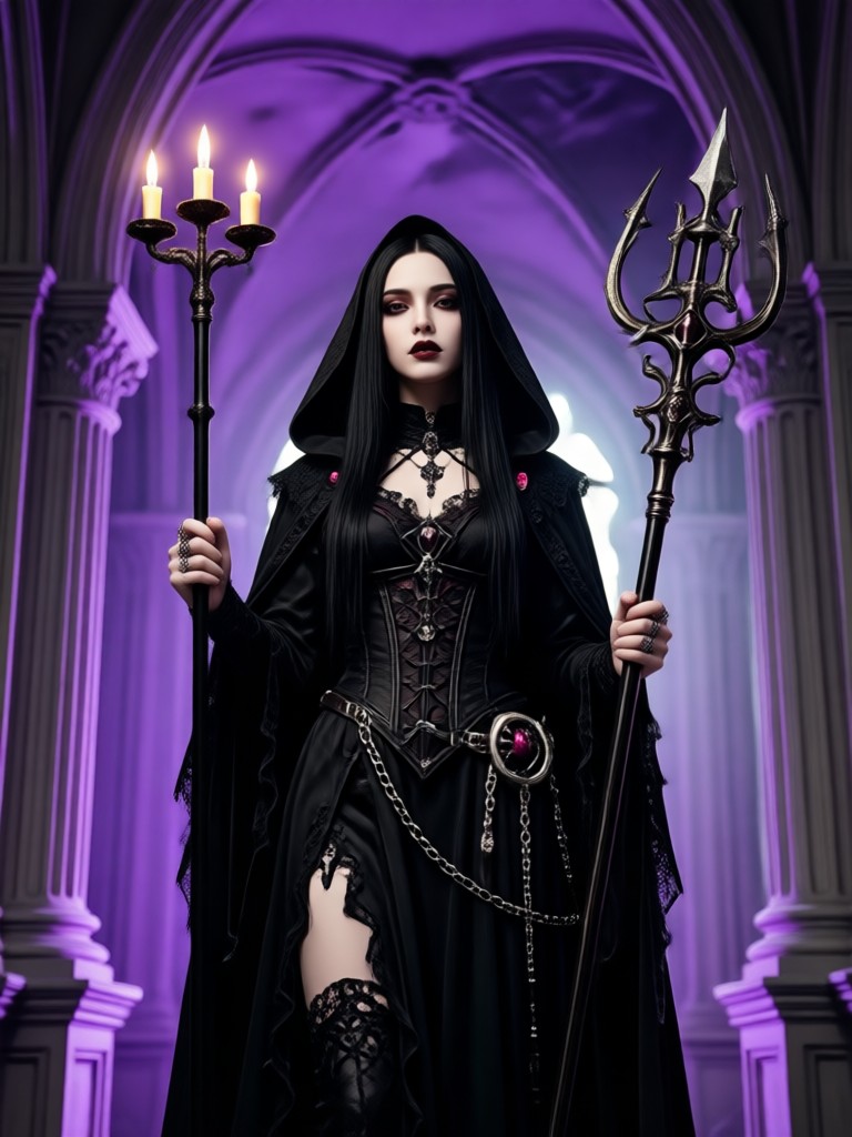 Ejemplo del Generador Pastel Goth con IA