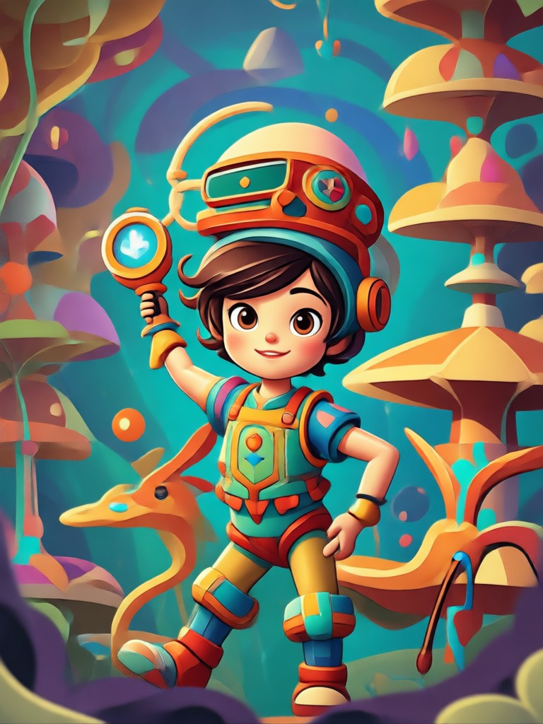 Disney style princess poster AI generated