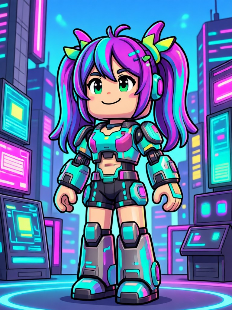 Mermaid inspired fantasy Roblox avatar