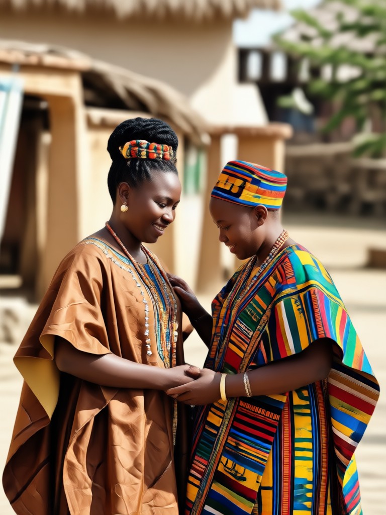 Foto de noivado tradicional nigeriano