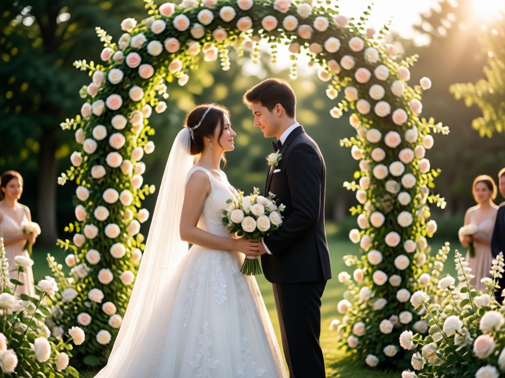 AI 結婚写真変身の作例