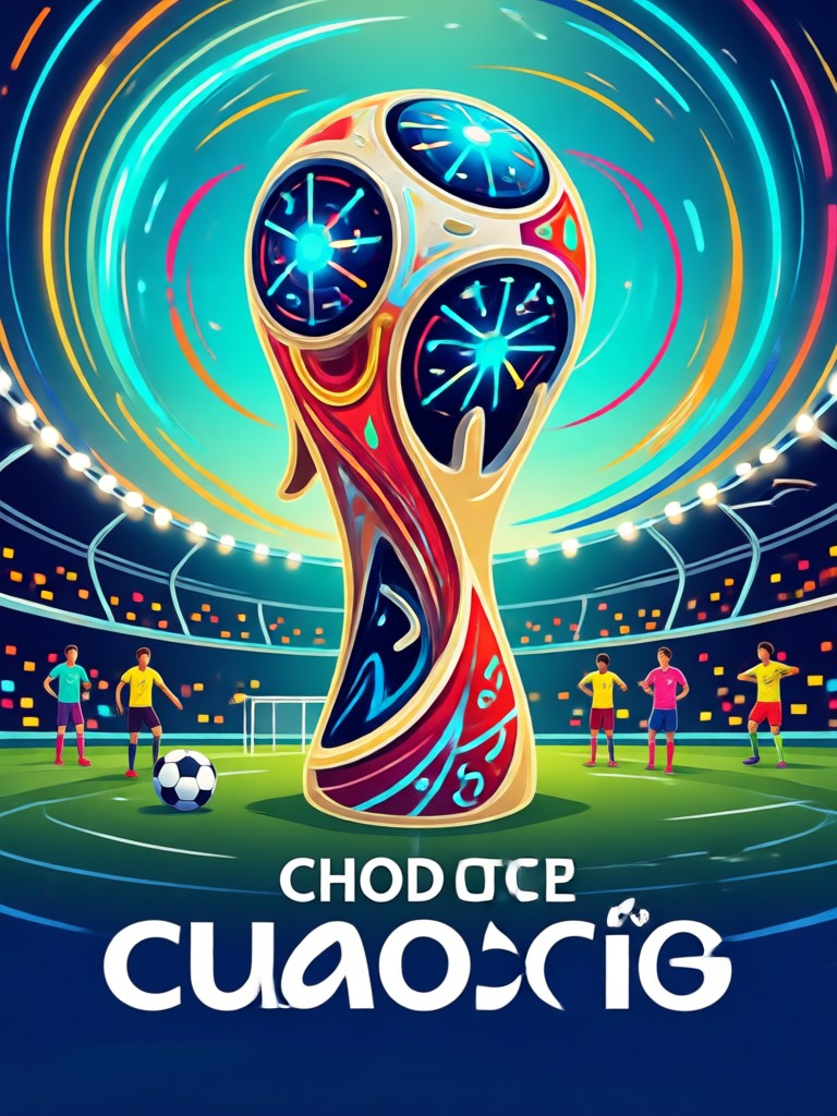 三匹のライオンが描かれたイングランドサッカーAIポスター