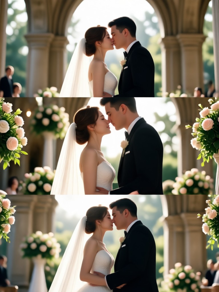 Romantic First Dance Kiss Video Effect