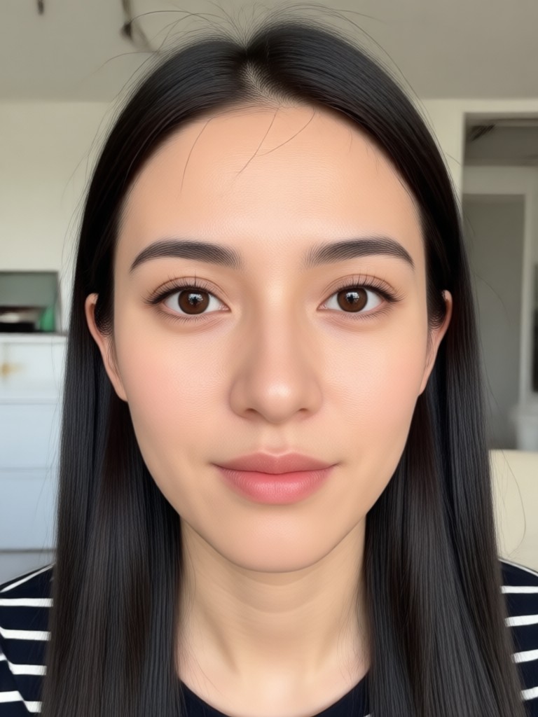 Mobile app interface for face swapping
