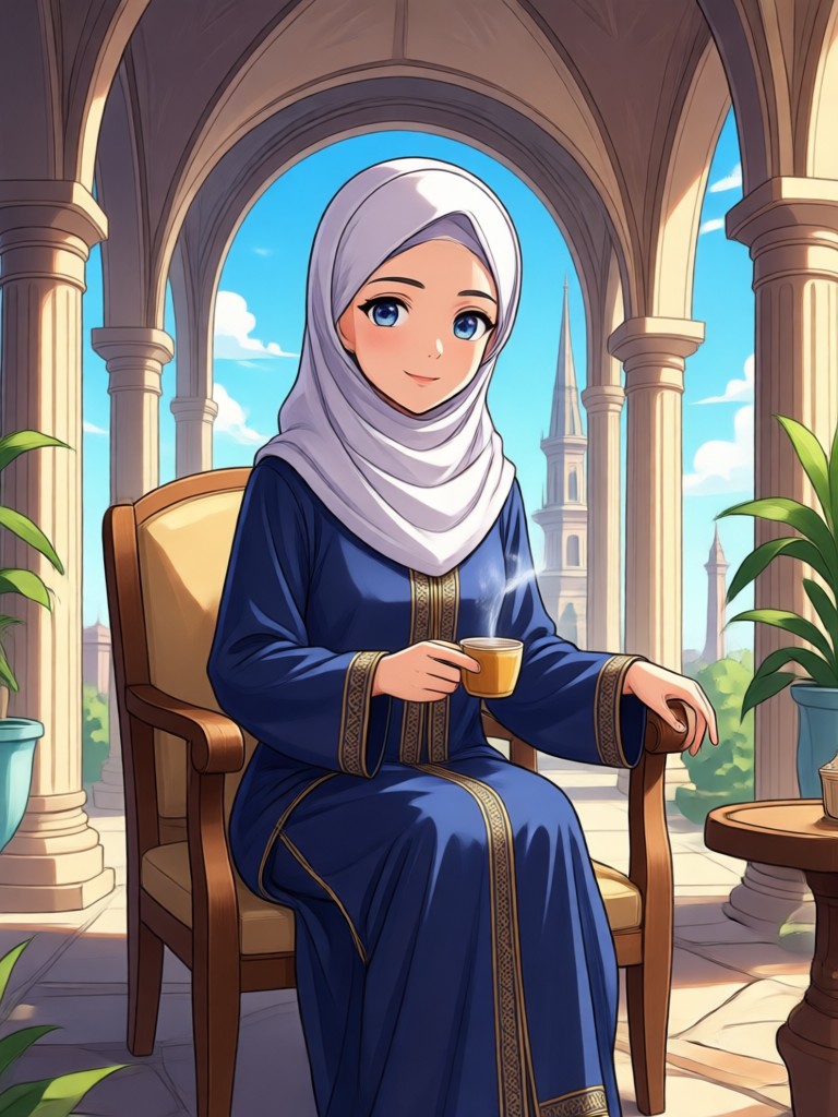 Personagens irmãs de anime geradas por IA