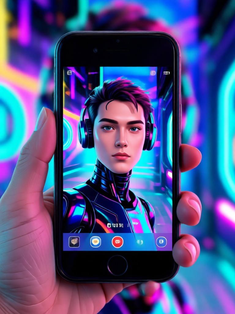 AI Selfie Generator anime style example