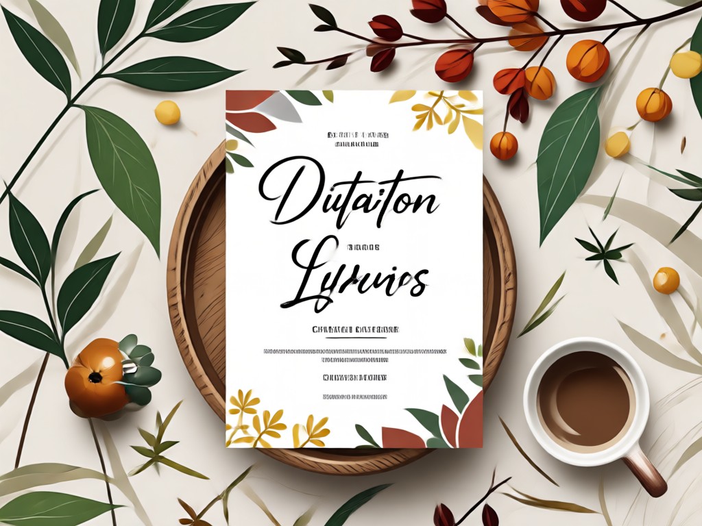 Customizable text elements on marriage invitation card