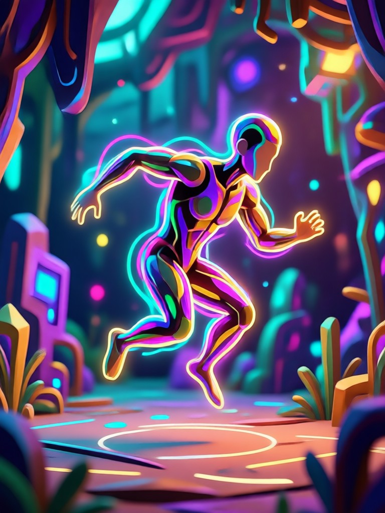 Human to cat morphing animation result