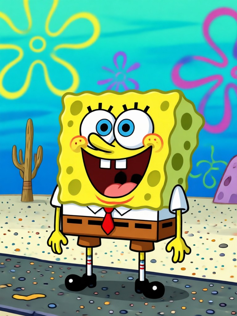 Handsome Squidward-Meme, generiert mit KI