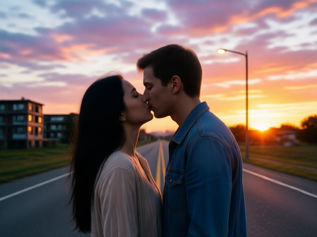 Share AI kiss video with your long distance partner
