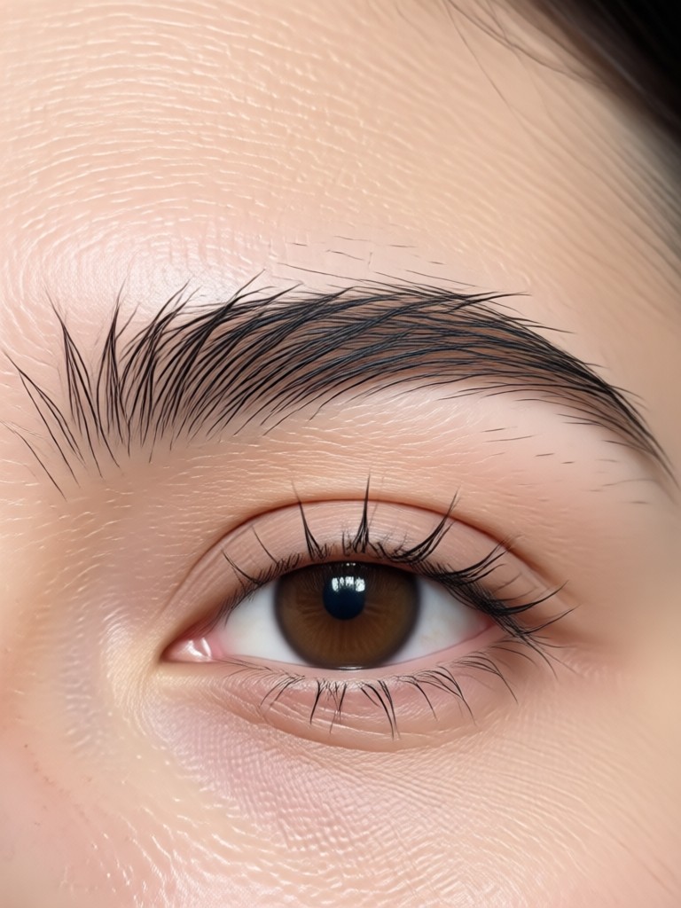 Perfectly symmetrical brows achieved instantly