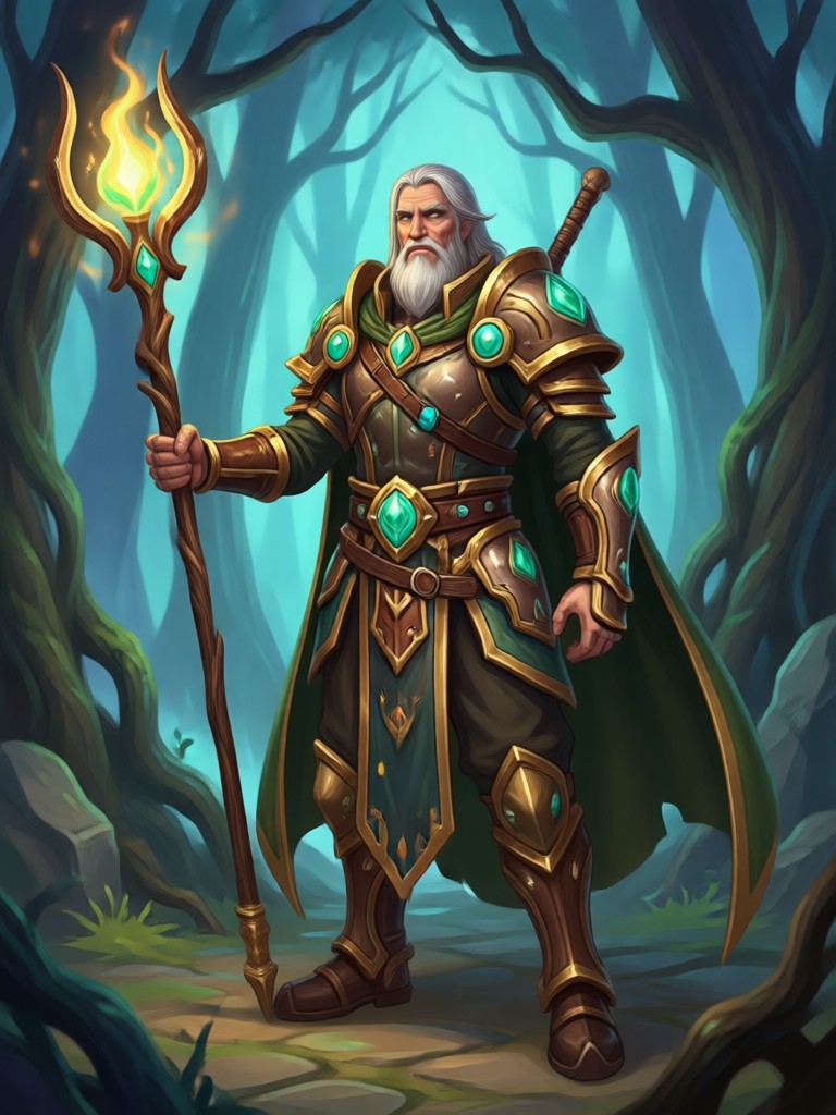 AI generated halfling rogue DND character