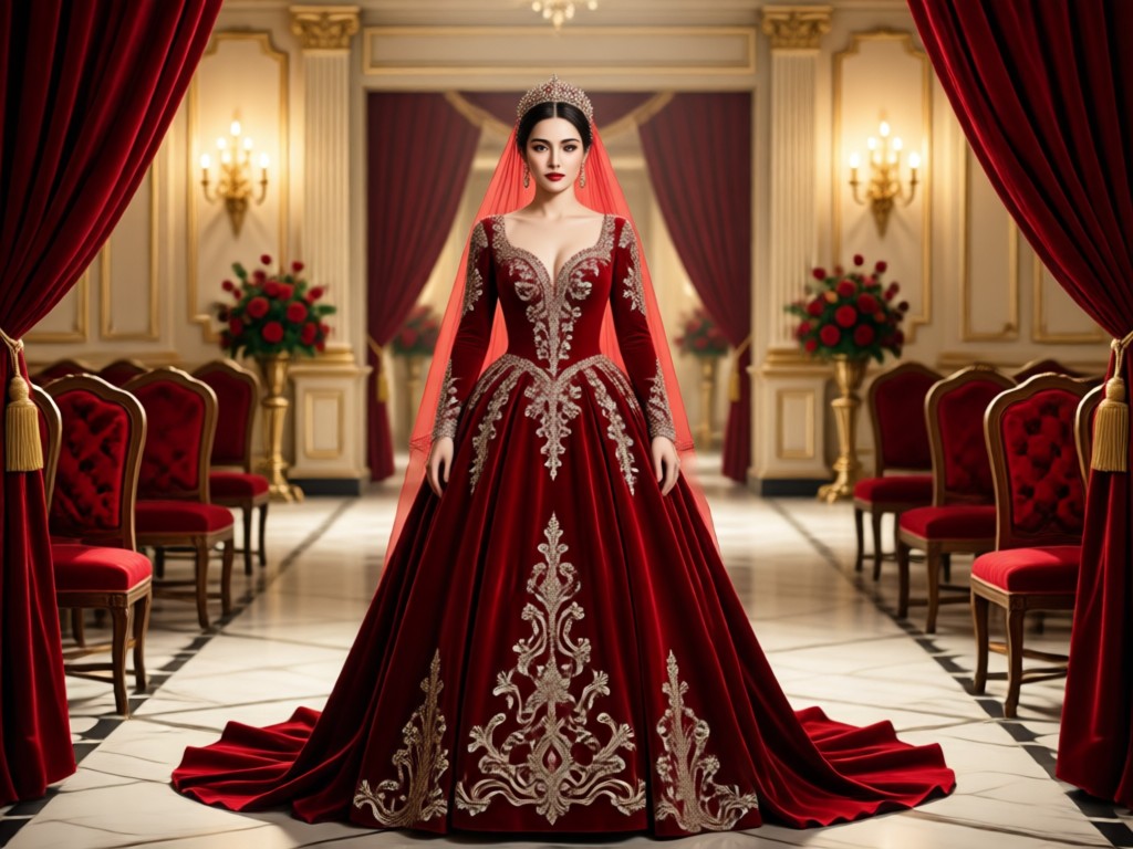 AI dress fitting perfectly to a person's silhouette