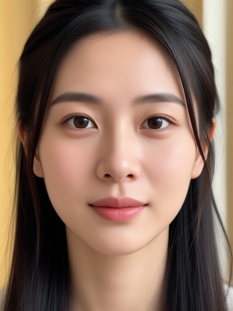 판타지 배경에서의 예술적인 얼굴 합성